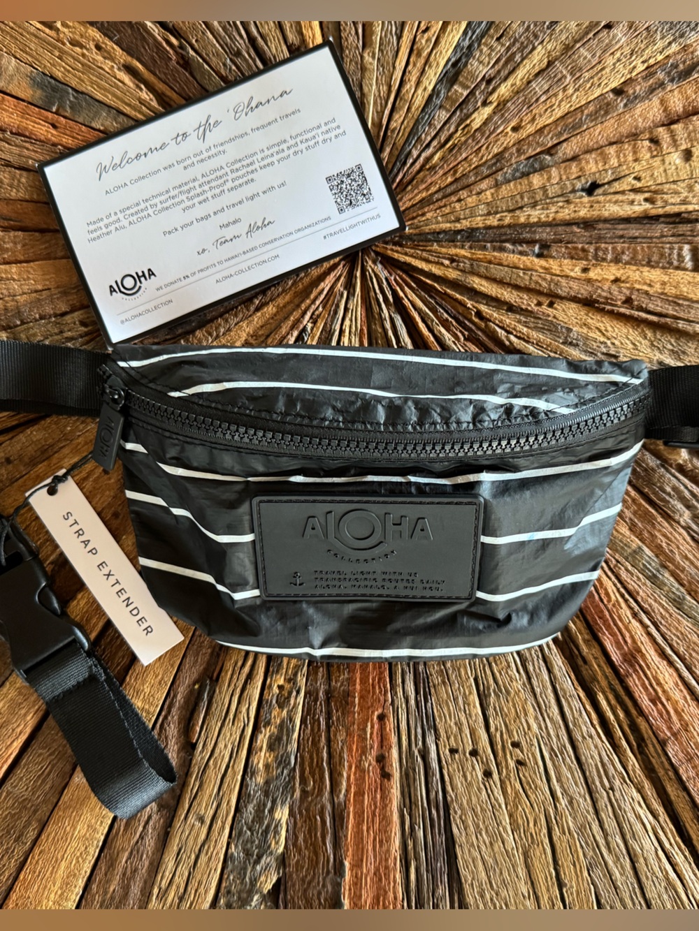 ALOHA COLLECTION•MINI HIP PACK•PINSTRIPE•OS - Picture 4 of 10